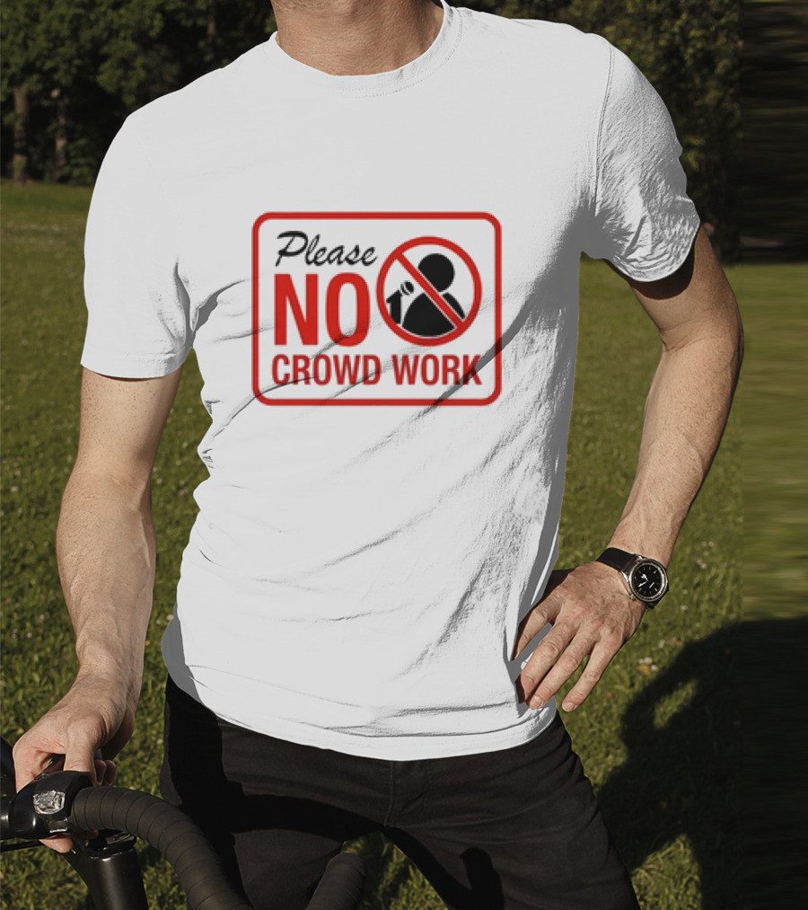 Gianmarco Soresi Please No Crowd Work Retro Mic T-Shirt