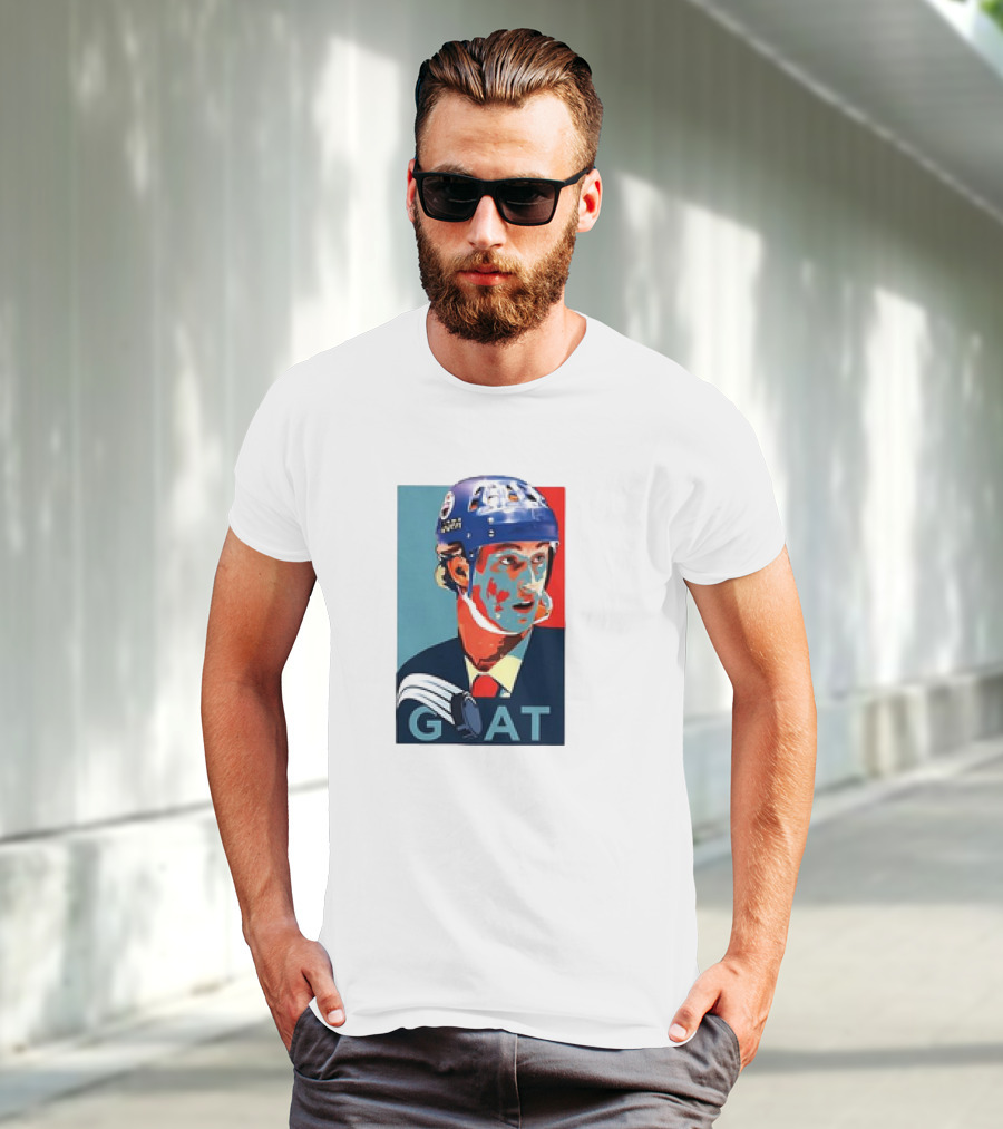 GOAT Gretzky HOPE Retro Hockey T-Shirt