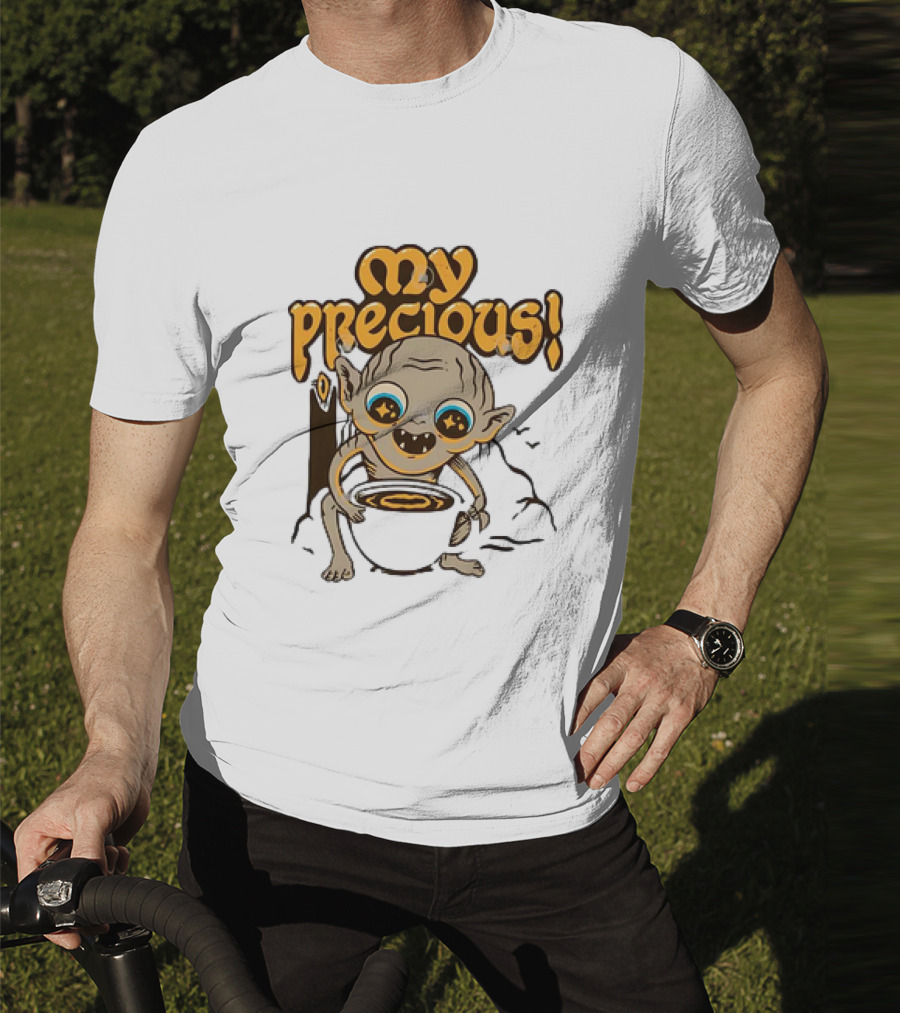 Gollum My Precious Coffee Lover Fantasy Cup T-Shirt