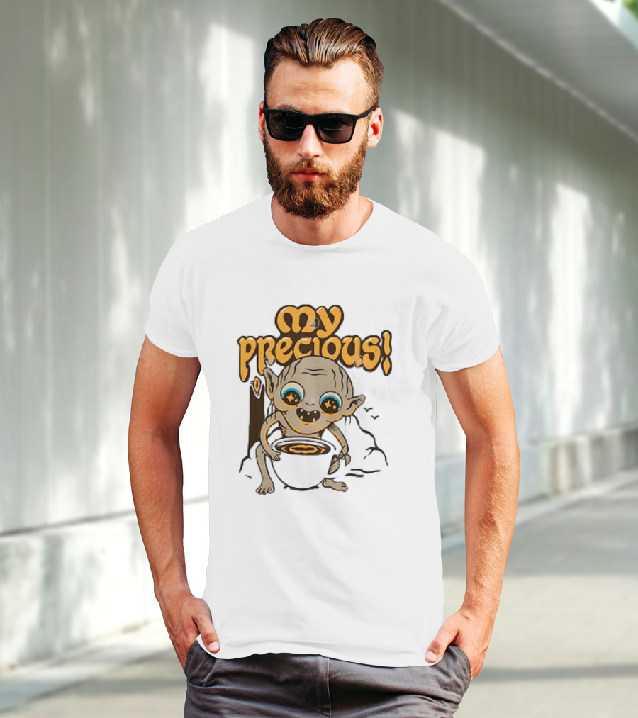 Gollum My Precious Coffee Lover Fantasy Cup T-Shirt