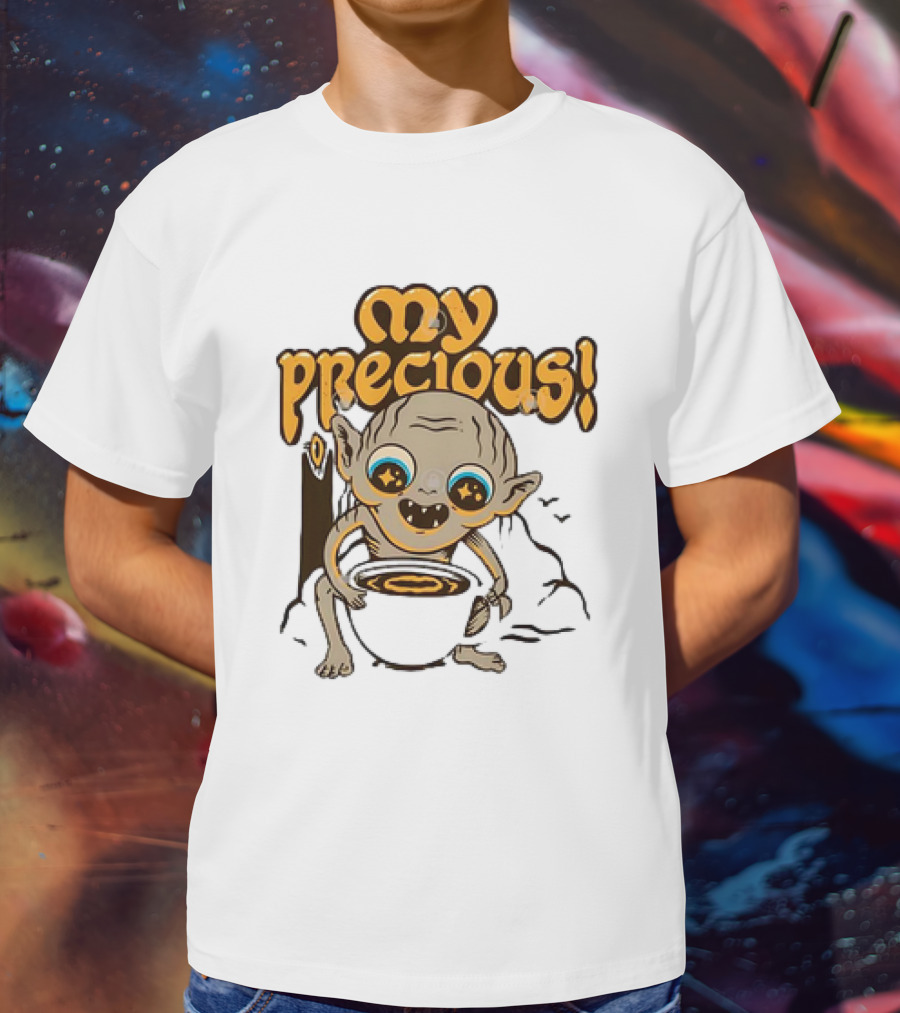 Gollum My Precious Coffee Lover Fantasy Cup T-Shirt