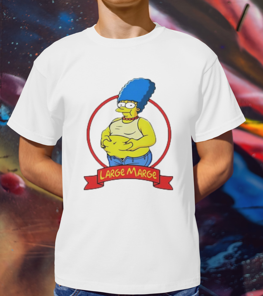 Large Marge Simpsons Cartoon Meme T-Shirt