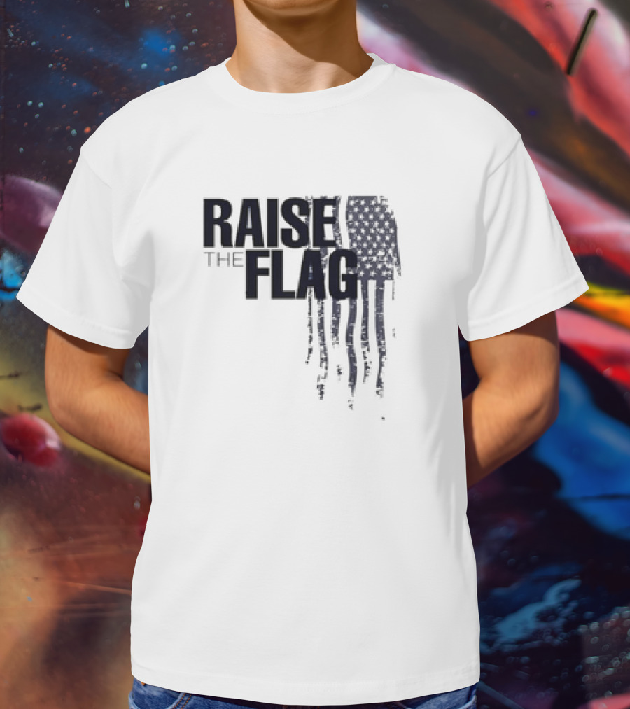 Raise The Flag Supersoft American Flag T-Shirt