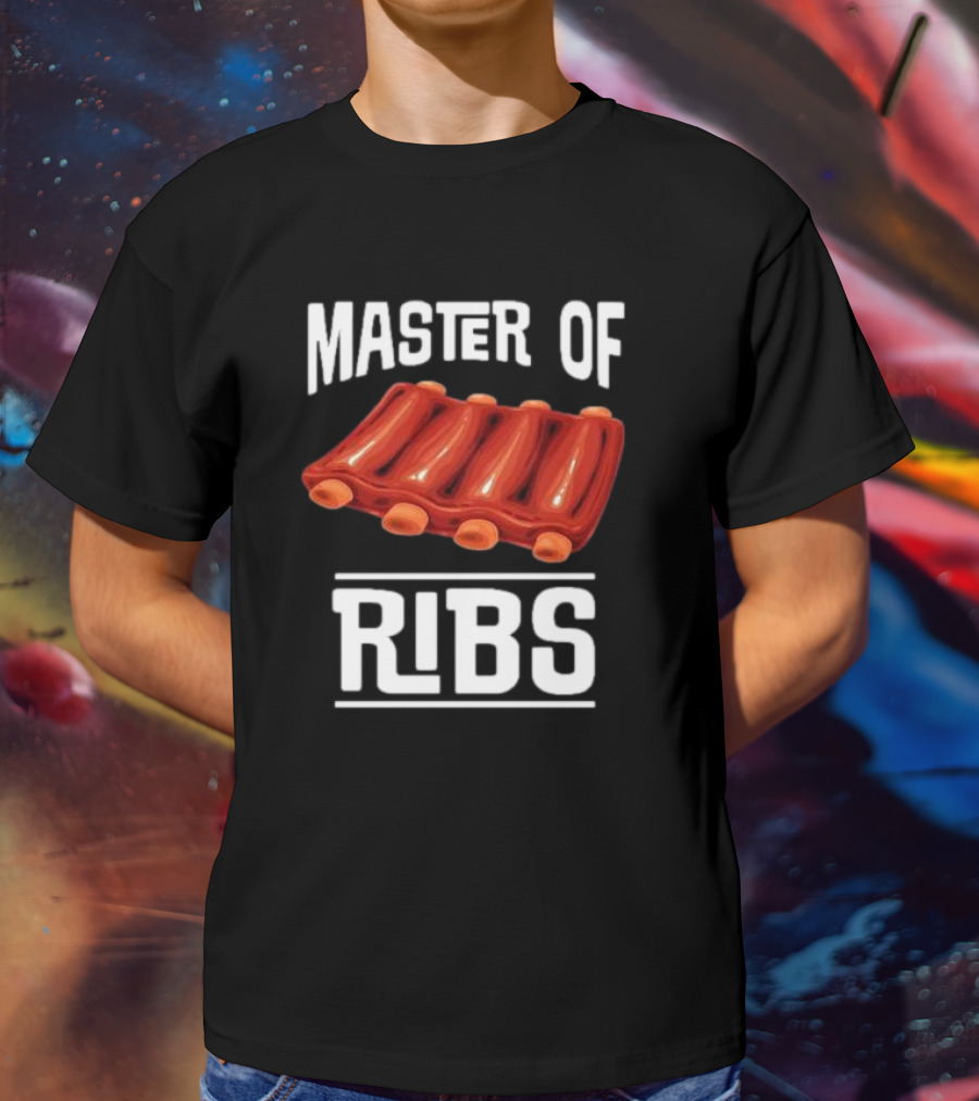Master Of Ribs Barbecue Inktastic T-Shirt