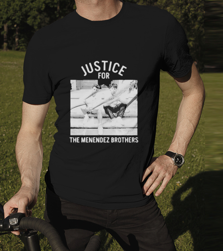 Justice For The Menendez Brothers Vintage Style Court Case Retro Appeal T-Shirt