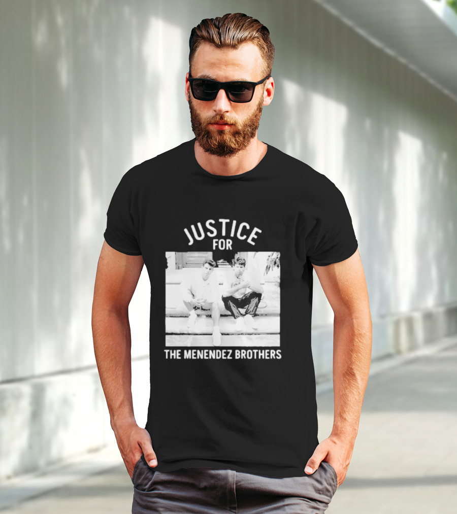 Justice For The Menendez Brothers Vintage Style Court Case Retro Appeal T-Shirt
