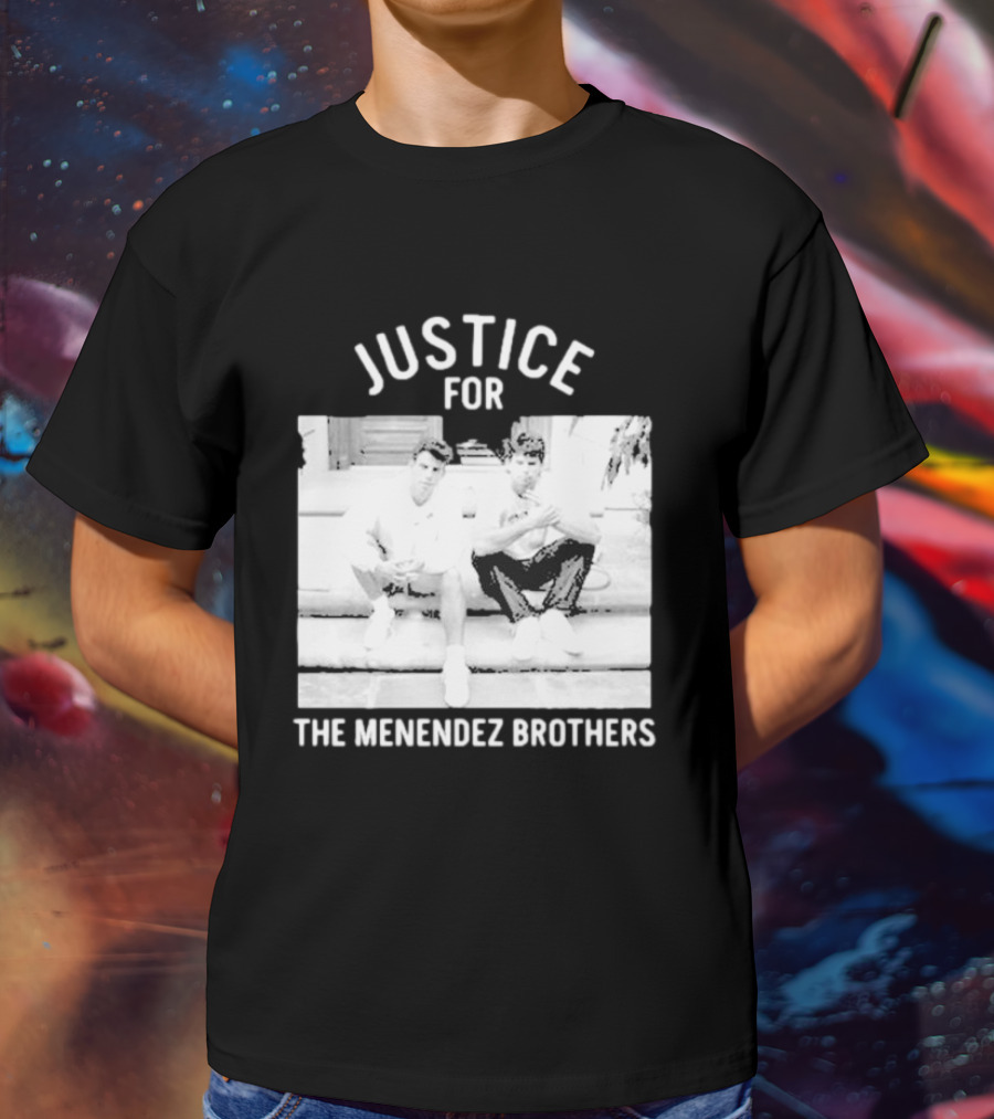 Justice For The Menendez Brothers Vintage Style Court Case Retro Appeal T-Shirt