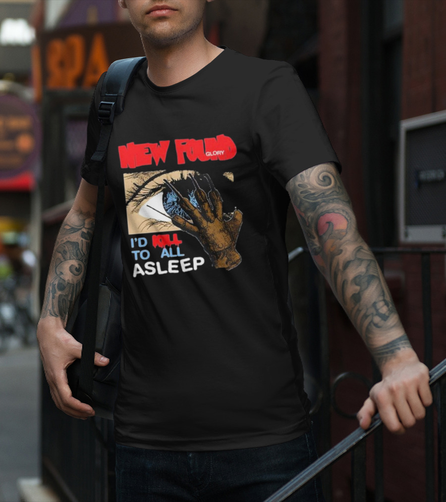 New Found Glory Eye Claw I'd Kill To Fall Asleep T-Shirt