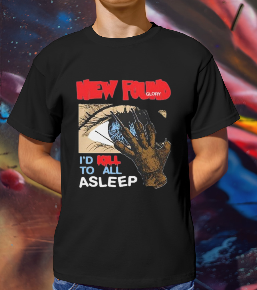 New Found Glory Eye Claw I'd Kill To Fall Asleep T-Shirt