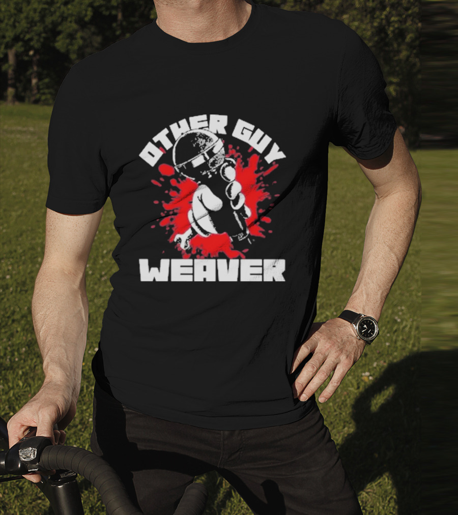Other Guy Weaver Microphone In Hand Red Splash T-Shirt