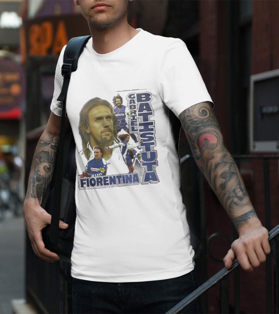 Gabriel Batistuta Fiorentina Football Legend T-Shirt