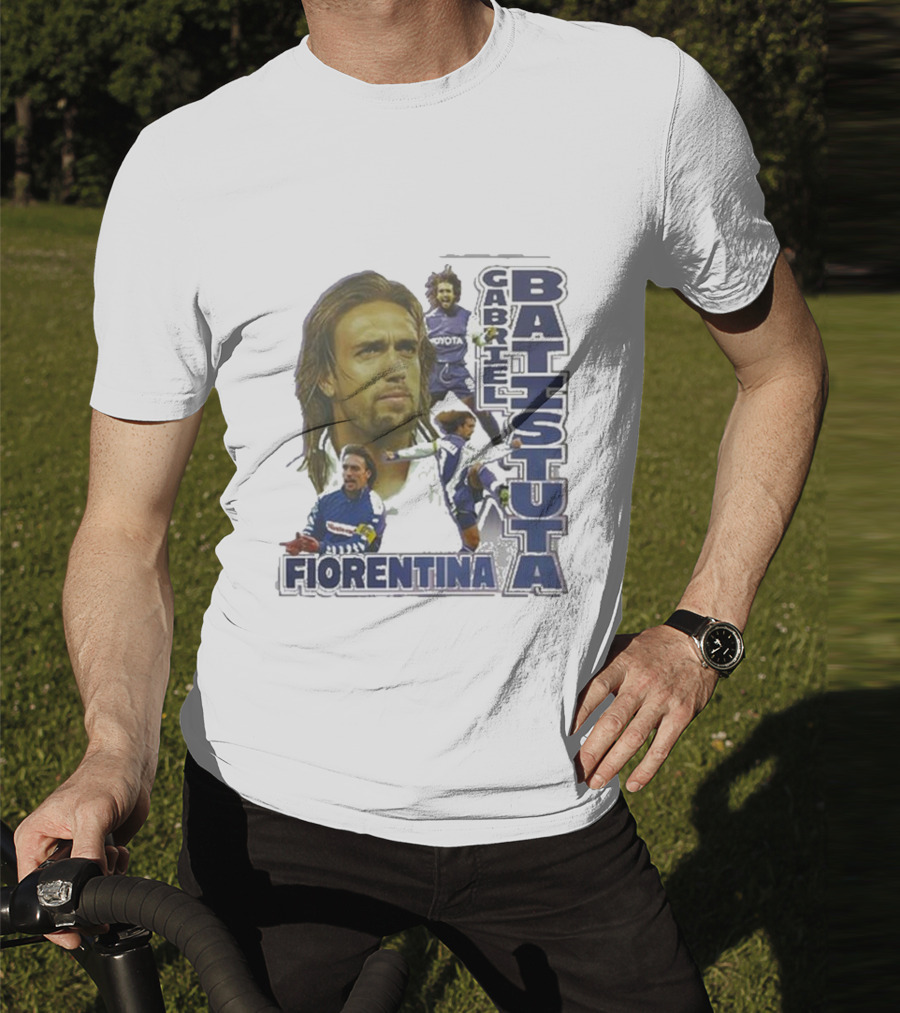 Gabriel Batistuta Fiorentina Football Legend T-Shirt