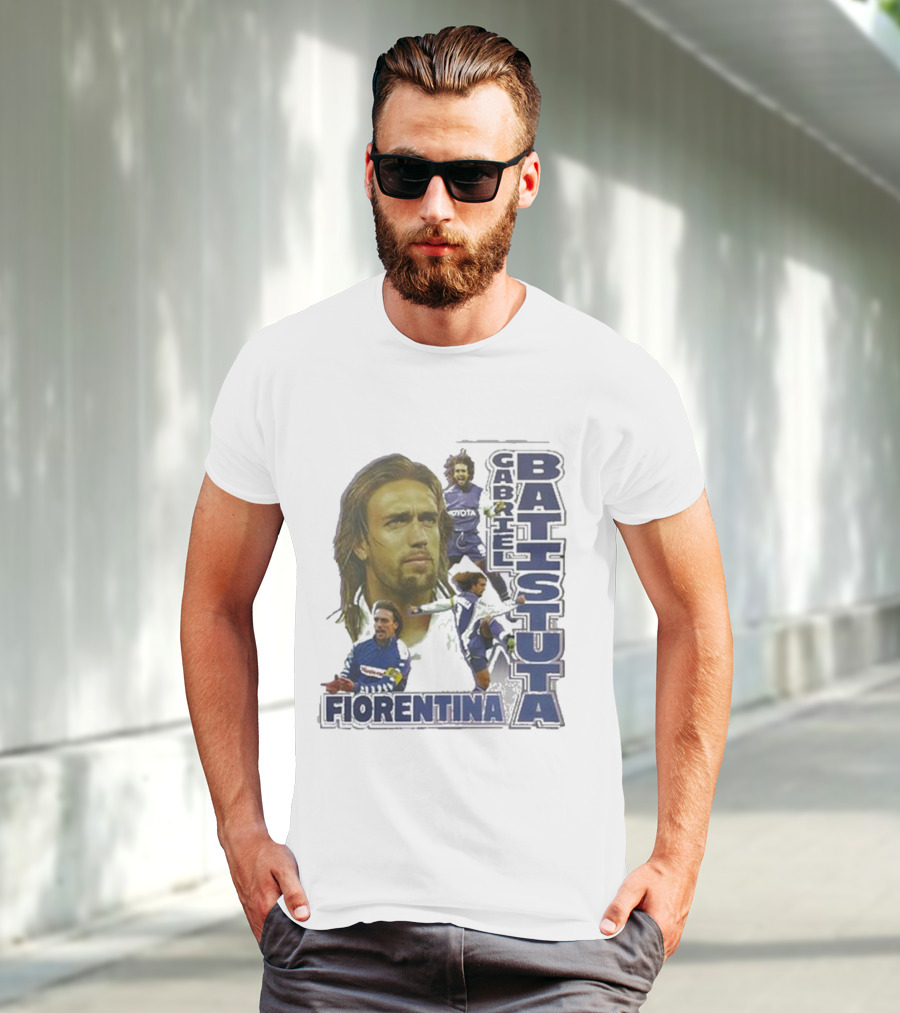 Gabriel Batistuta Fiorentina Football Legend T-Shirt