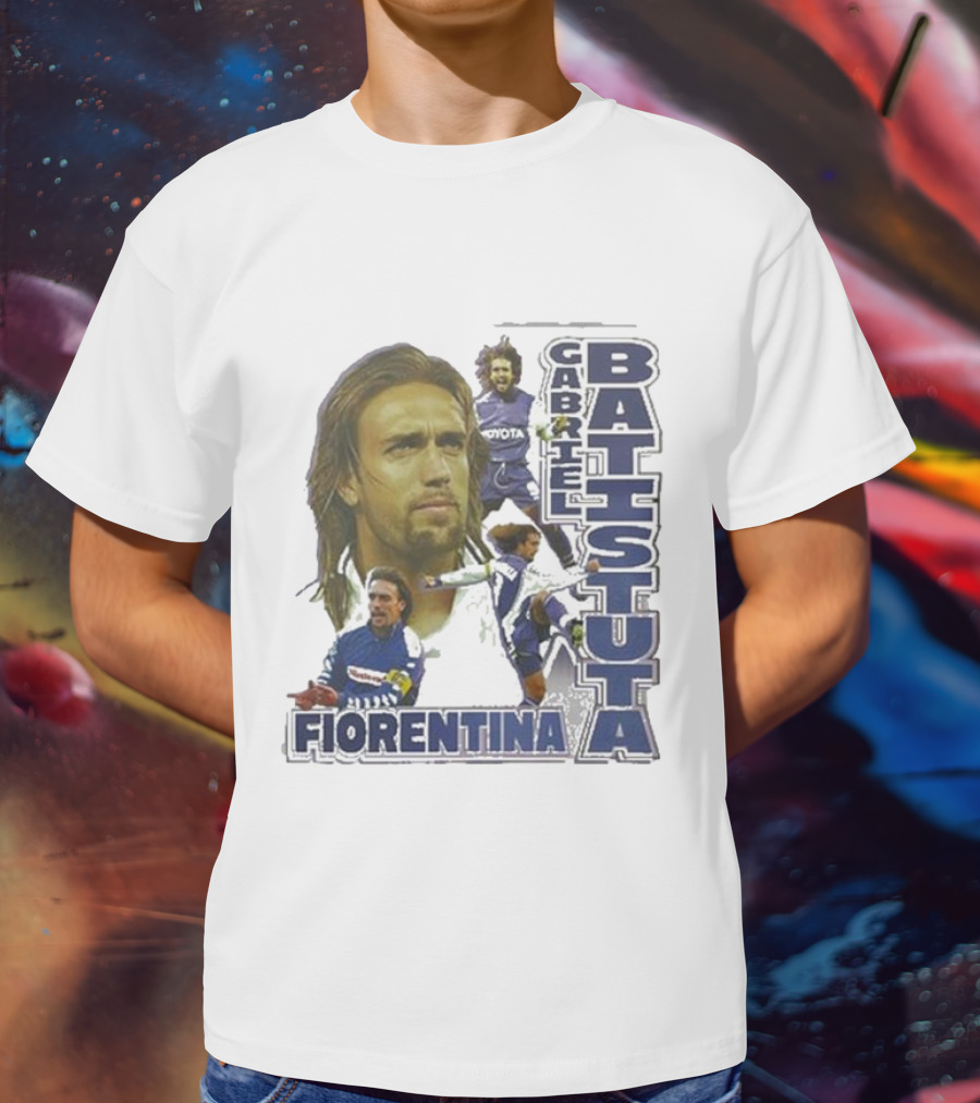 Gabriel Batistuta Fiorentina Football Legend T-Shirt