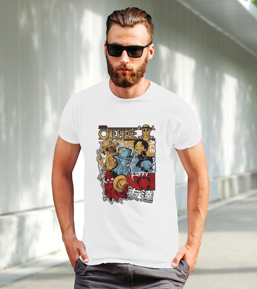 One Piece Luffy Ace Sabo Brothers Friendship T-Shirt