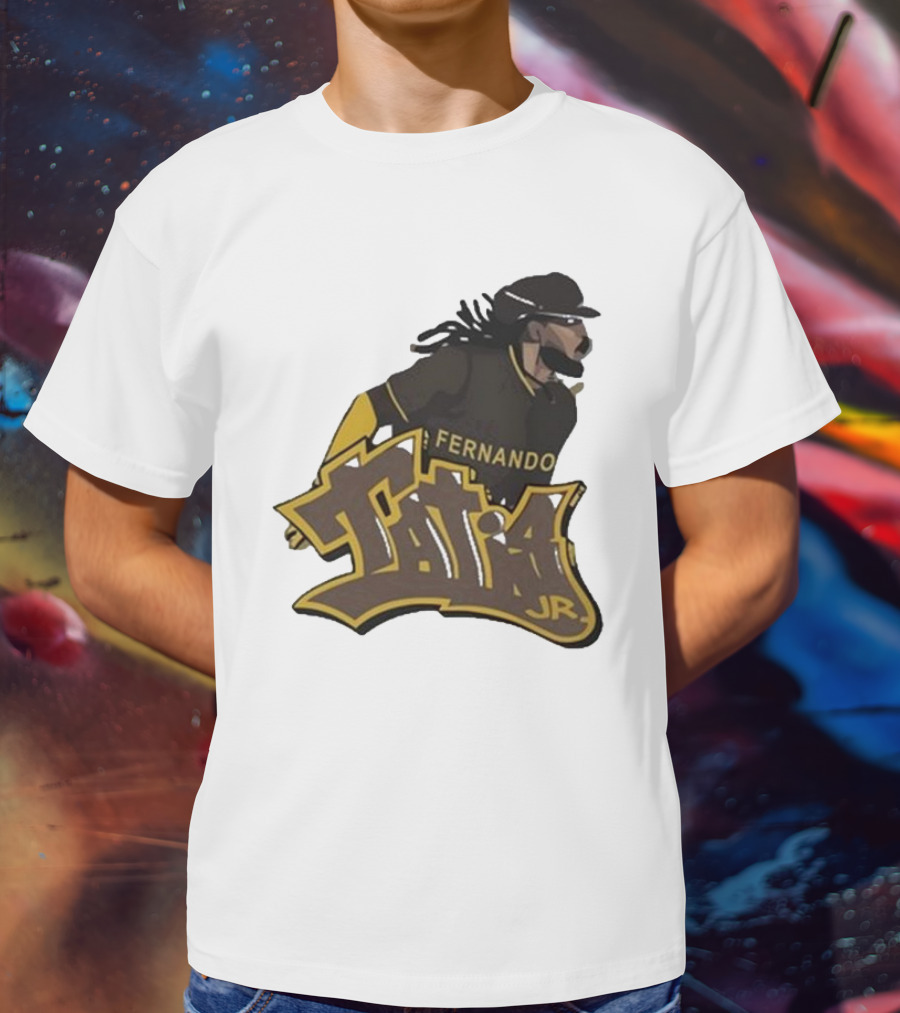 San Diego Padres Fernando Tatis Jr Player Graffiti T-Shirt