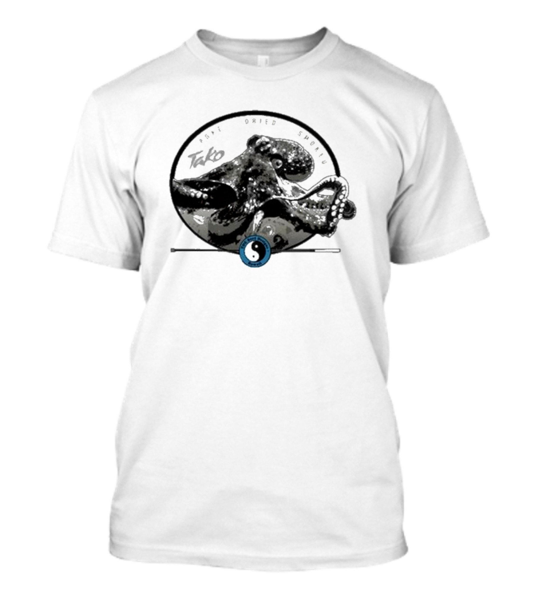 T&c Surf Tako Smoked Dried Octopus Yin Yang T-Shirt