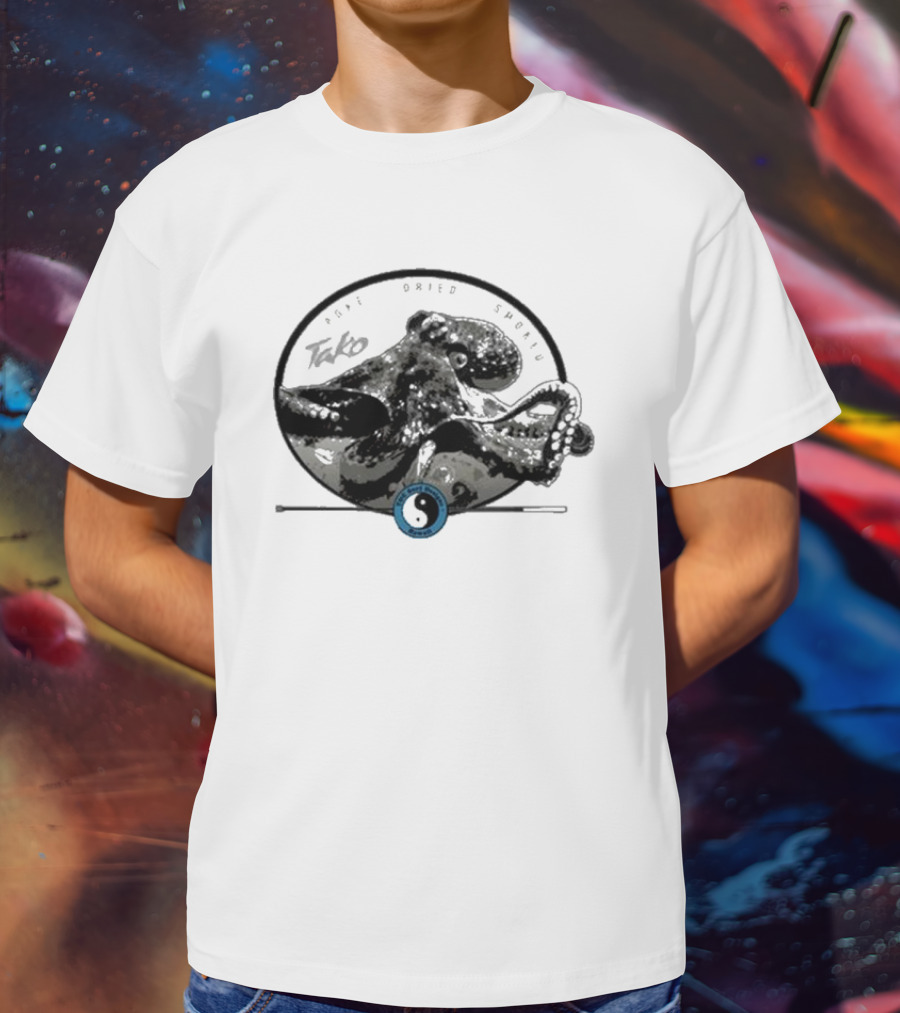 T&c Surf Tako Smoked Dried Octopus Yin Yang T-Shirt