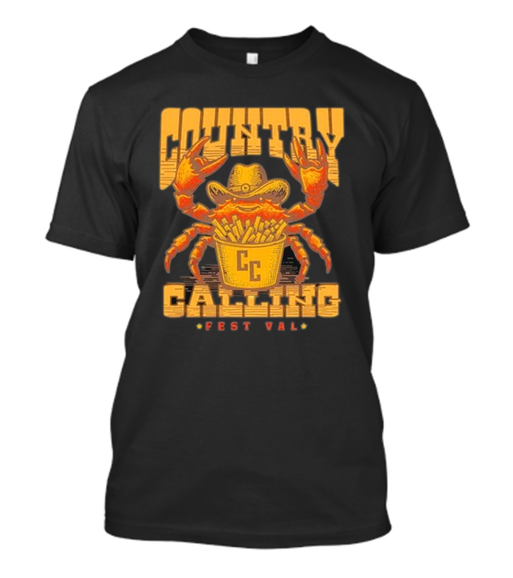 COUNTRY CALLING CRAB FESTIVAL CC LINEUP T-Shirt