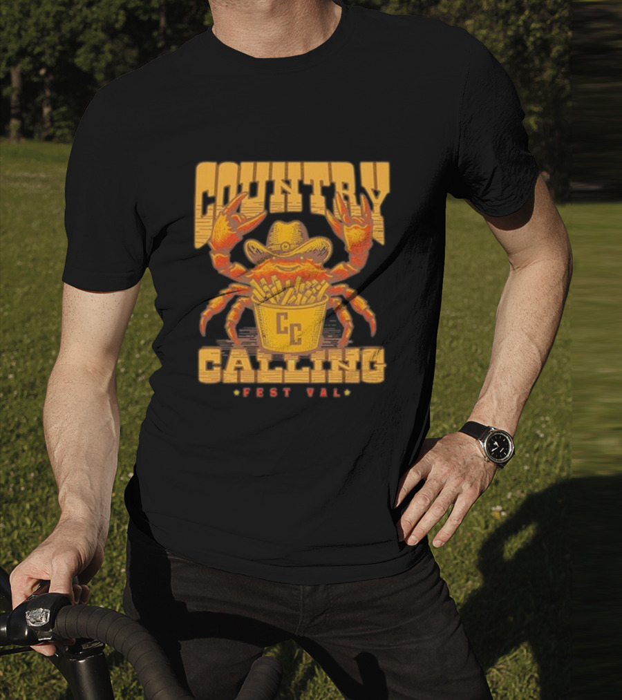 COUNTRY CALLING CRAB FESTIVAL CC LINEUP T-Shirt