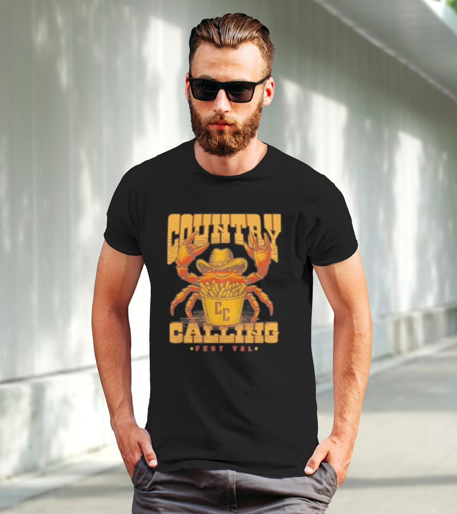 COUNTRY CALLING CRAB FESTIVAL CC LINEUP T-Shirt