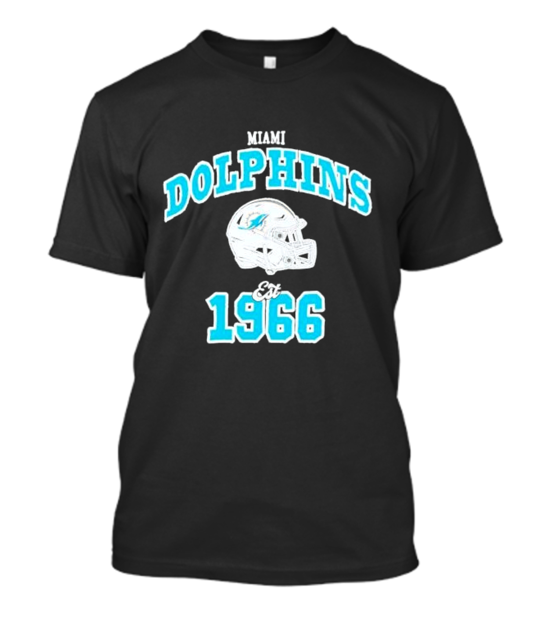Miami Dolphins Est 1966 Aleali May Collaboration T-Shirt