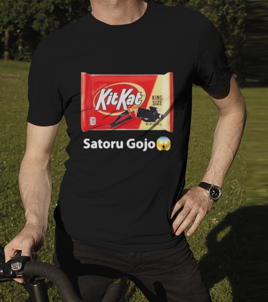 Satoru Gojo 😮 Kit Kat King Size T-Shirt