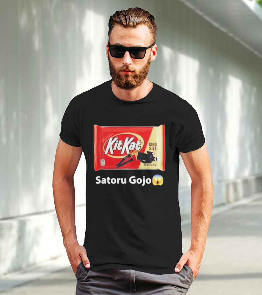 Satoru Gojo 😮 Kit Kat King Size T-Shirt
