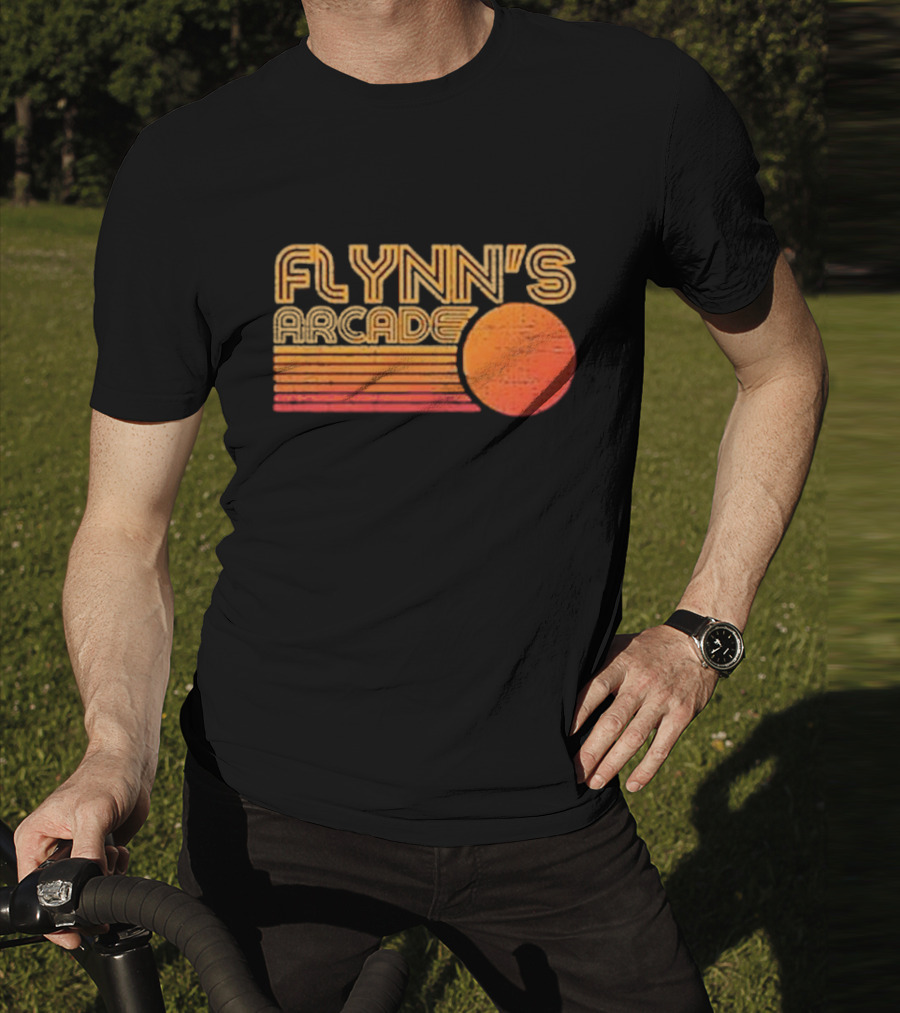 Flynn's Arcade Sunset Vintage T-Shirt