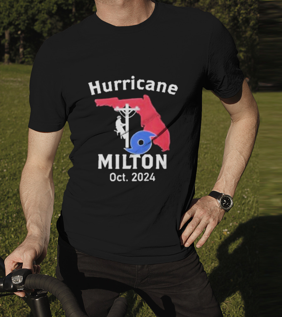 Hurricane Milton Florida Lineman Oct T-Shirt