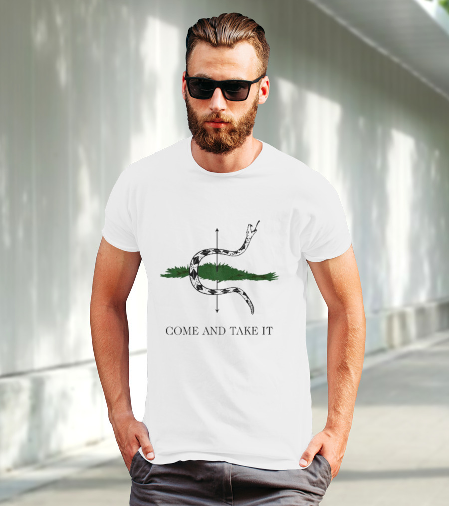 Lopp Come And Take It Snake With Arrow And Pine Tree T-Shirt