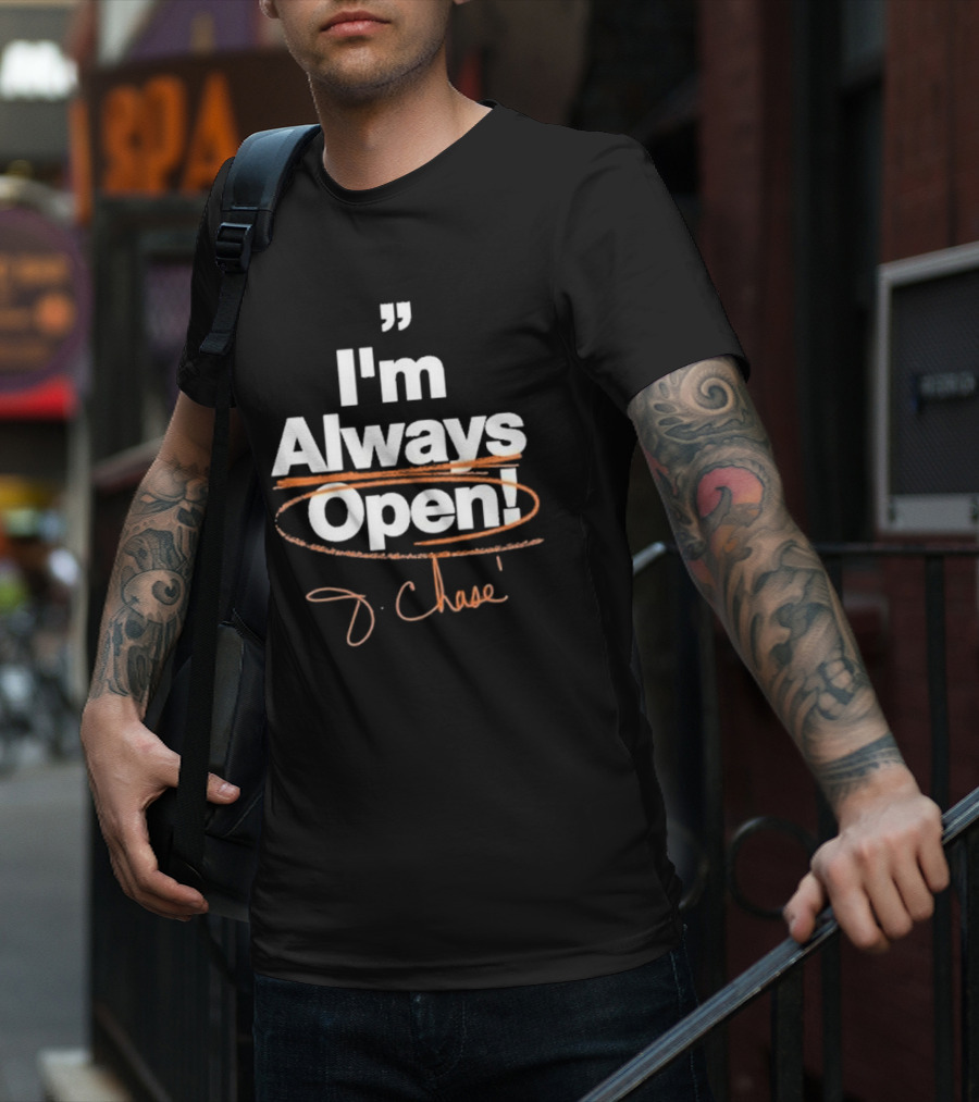 7collection I'm Always Open J. Chase T-Shirt