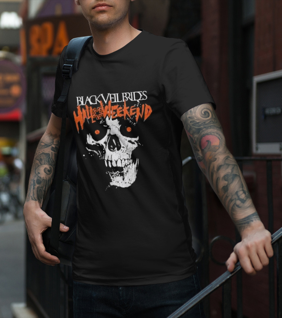 Black Veil Brides Halloweekend Skull T-Shirt