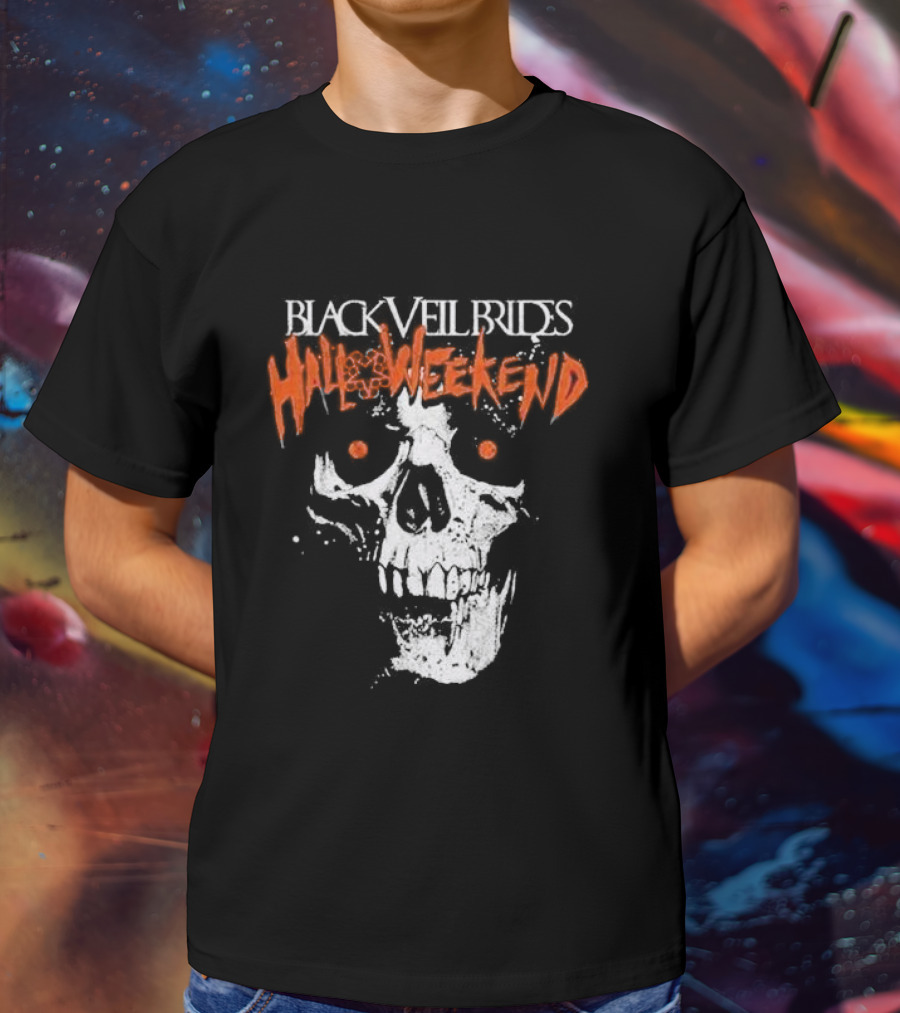 Black Veil Brides Halloweekend Skull T-Shirt