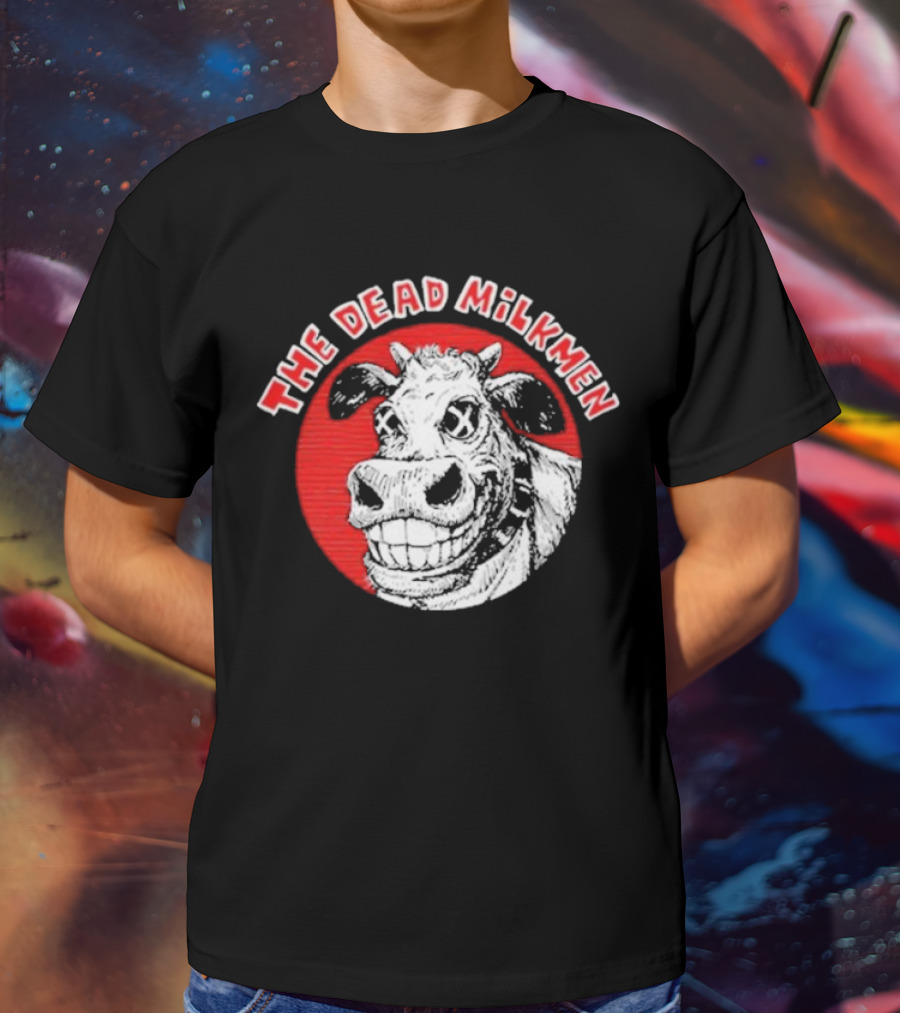 The Dead Milkmen Grinning Cow T-Shirt