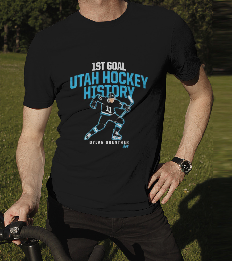 1st Goal Utah Hockey History Dylan Guenther Number 11 T-Shirt