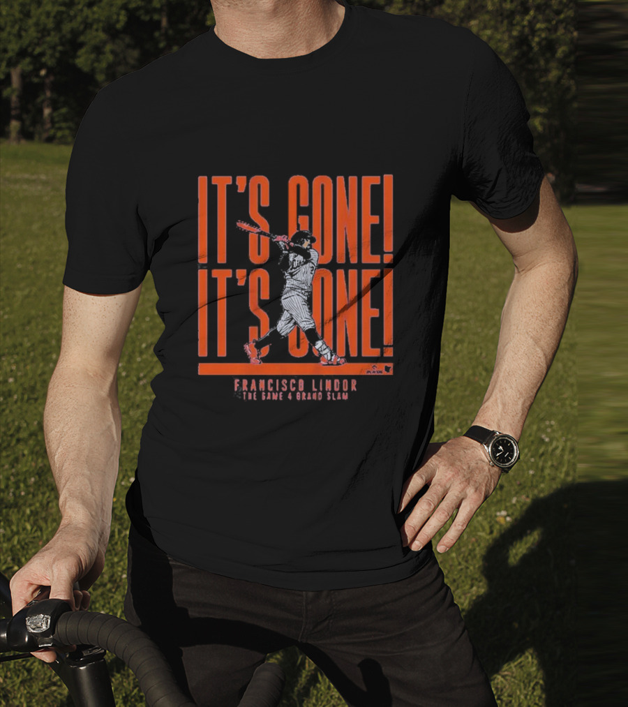 Francisco Lindor The Game 4 Grand Slam It's Gone It's Gone T-Shirt