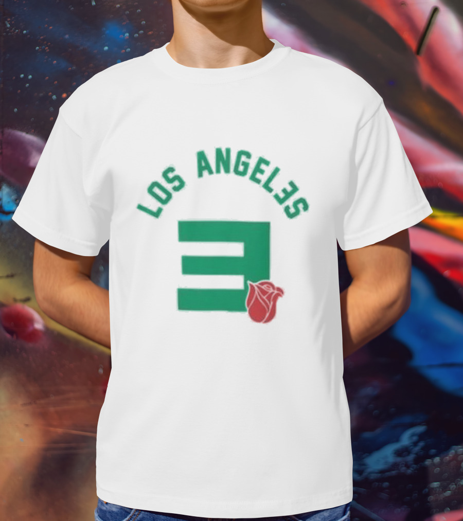Los Angeles Eminem Rosebowl Logo Event T-Shirt