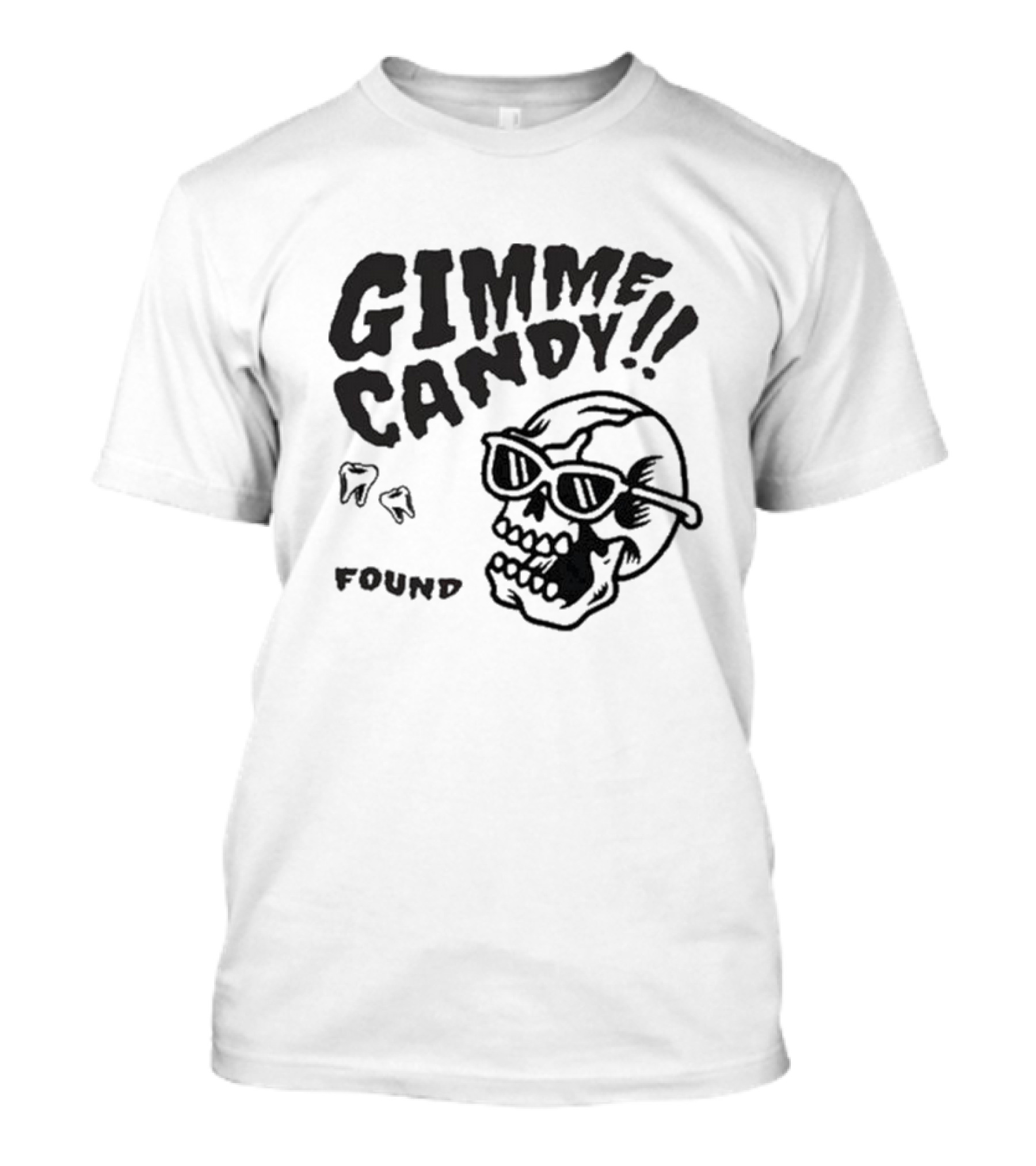 New Found Glory Gimme Candy Skull Found T-Shirt