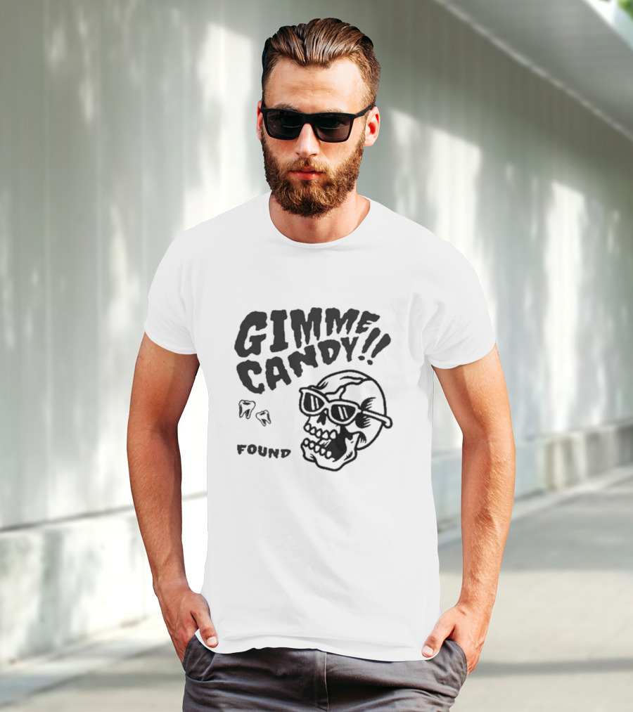 New Found Glory Gimme Candy Skull Found T-Shirt