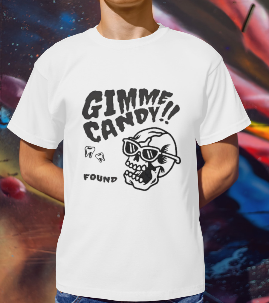 New Found Glory Gimme Candy Skull Found T-Shirt
