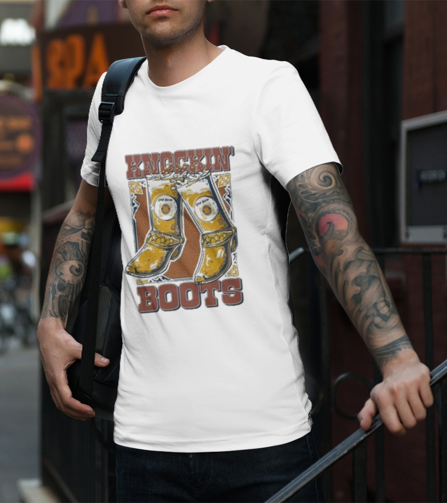 Old Row Knockin' Boots Cowboy Western T-Shirt