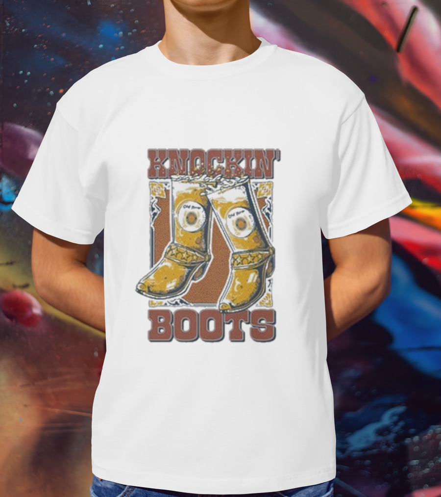 Old Row Knockin' Boots Cowboy Western T-Shirt