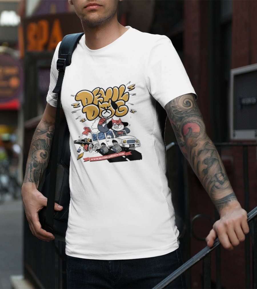 Devil Dog Www.devildogdistro.com T-Shirt