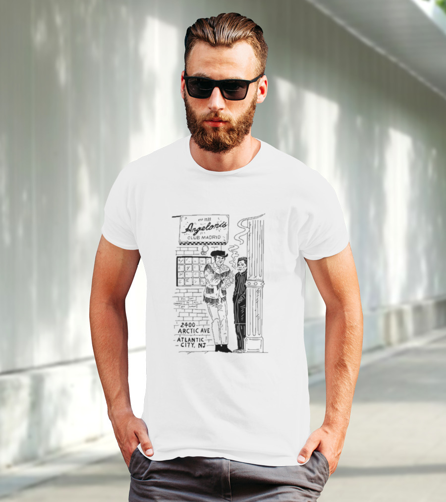 Heavyslime Angelonis Club Madrid Atlantic City 2400 Arctic Ave T-Shirt