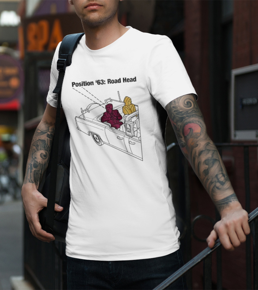 Position '63 Road Head Convertible Scene T-Shirt