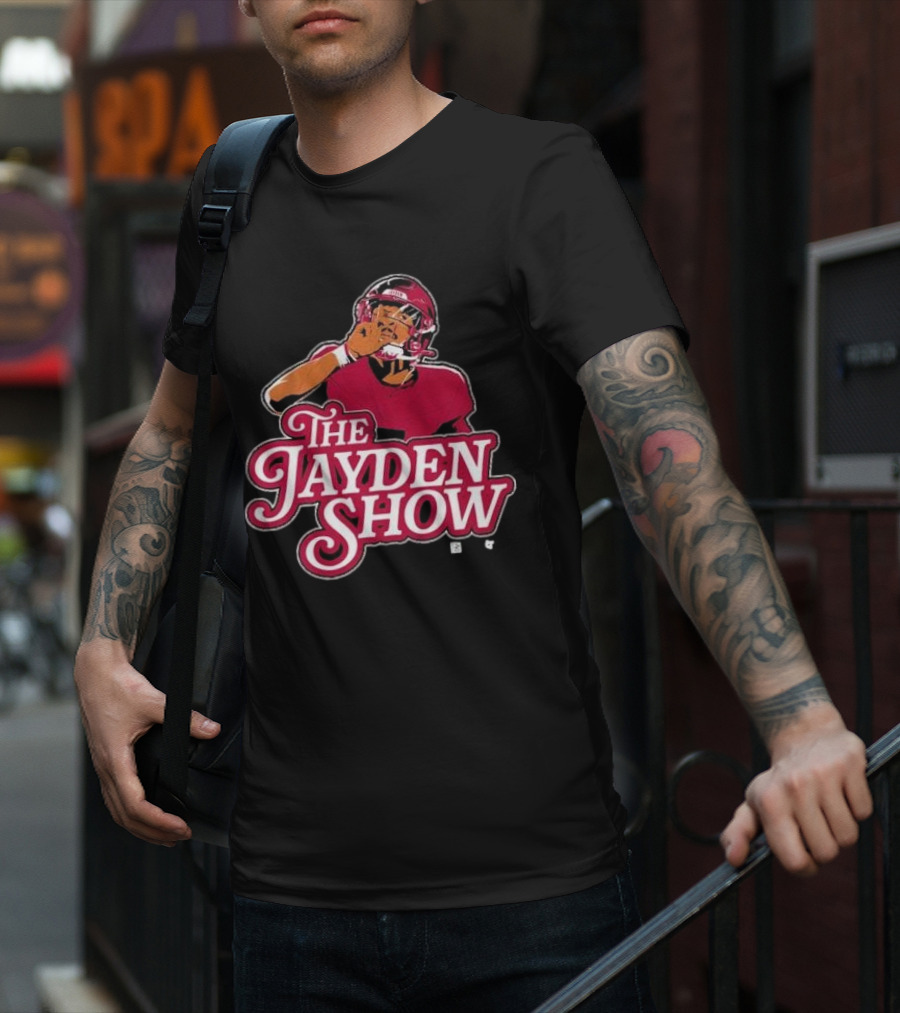 The Jayden Show Jayden Daniels Football Player T-Shirt