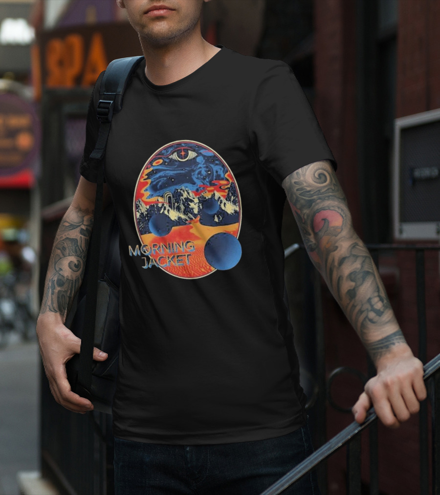 My Morning Jacket Cosmic Landscape Oval T-Shirt
