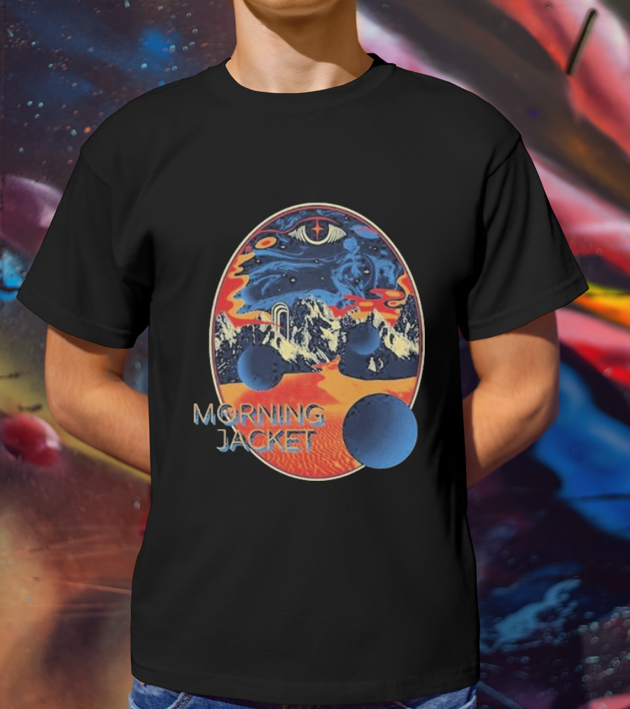 My Morning Jacket Cosmic Landscape Oval T-Shirt