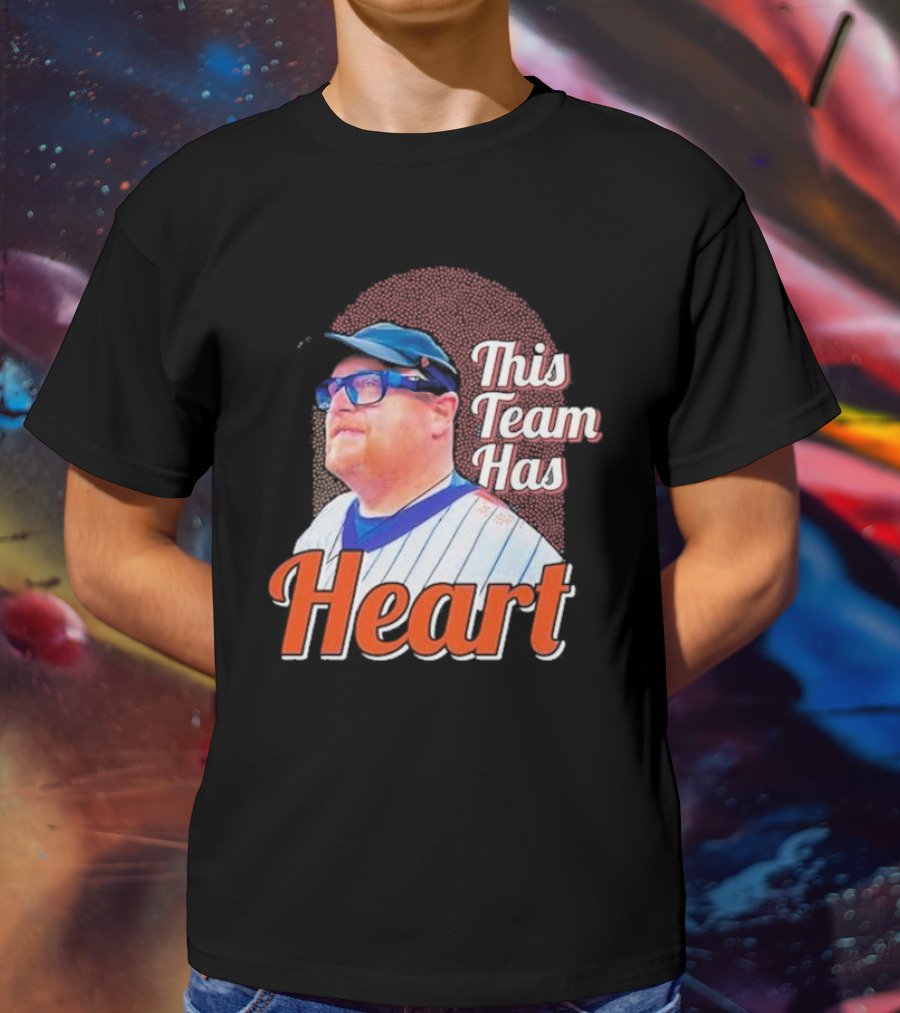 This Team Has Heart Frank Baseball-Inspired Dedication T-Shirt
